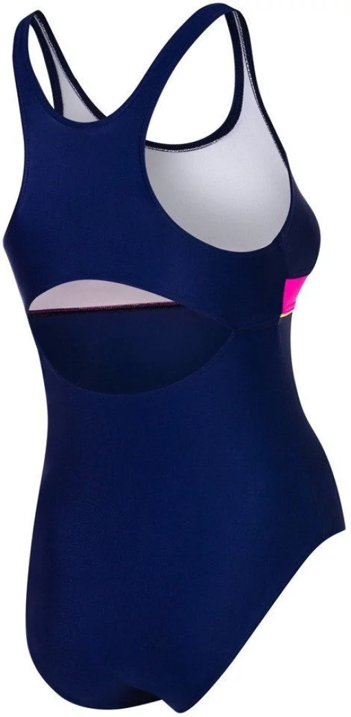 Купальник для дівчат Aqua Speed EMILY 7003 темно-синій, рожевий Діт 134см