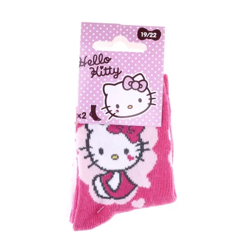 Шкарпетки HELLO KITTY SOCKS білий, пурпурний Діт 19-22
