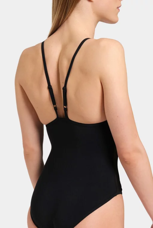 Купальник закритий для жінок Arena MESH PANELS SWIMSUIT CLOSED BA чорний Жін 44