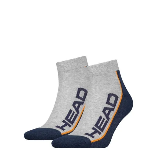Шкарпетки Head Stripe Quarter 2-Pack синій, сірий Уні 39-42