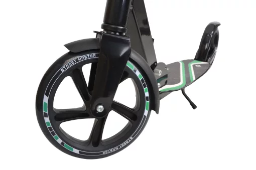 Міський самокат Schildkröt City Scooter Street Master 200mm Green чорно-зелений Уні Max:100 кг