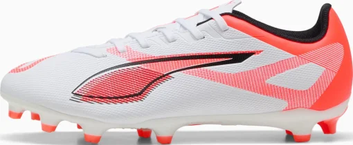 Бутси Puma ULTRA 5 PLAY FG/AG білий, помаранчевий Уні 40