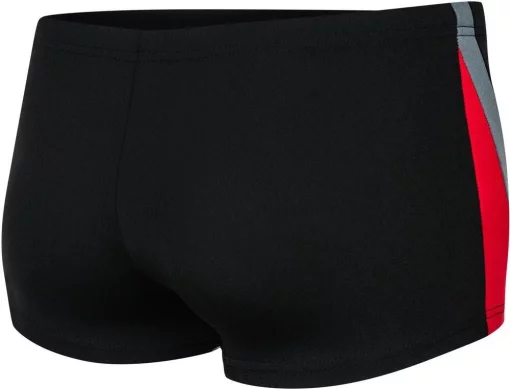 Плавки-боксери для хлопців Aqua Speed DIEGO 4536 чорний, сірий, червоний Діт 140см