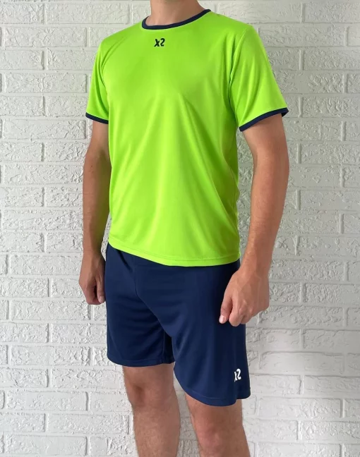 Футболка X2 Start, розмір S (салатовий/темно-синій) VX2003LG/DB-S