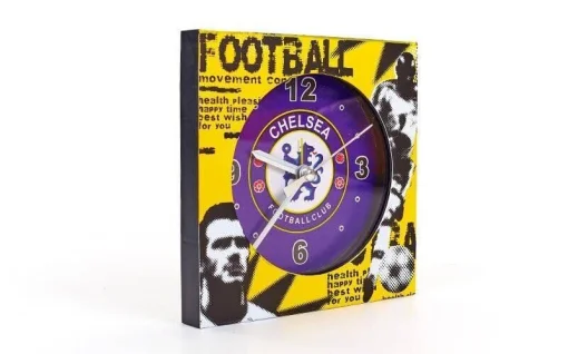 Годинники настільні футбольні з будильником CHELSEA FB-1963-CH
