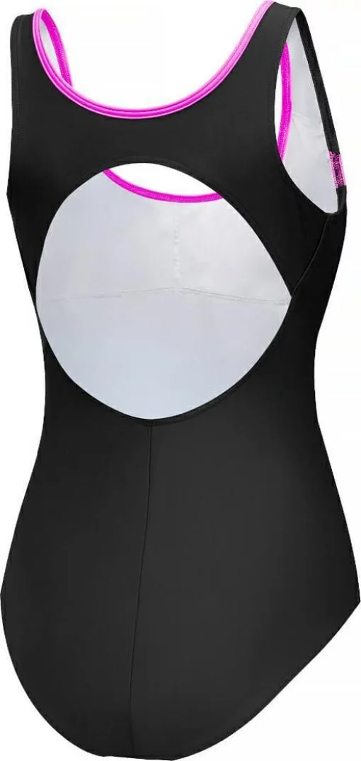 Купальник закритий для жіночийок Aqua Speed KATE 61579 чорний, рожевий жіночий 36 (413-19)