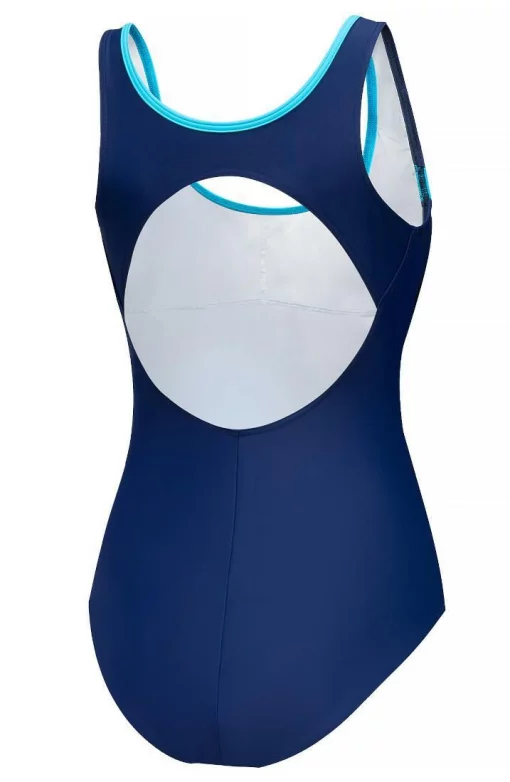 Купальник закритий для жінок Aqua Speed KATE 61574 темно-синій, бірюзовий Жін 36