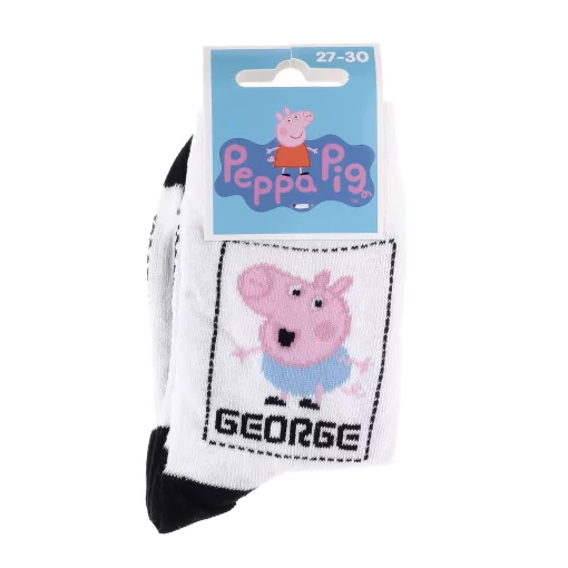 Шкарпетки PEPPA PIG GEORGE DANS CADRE білий Діт 19-22 арт 43849551-2