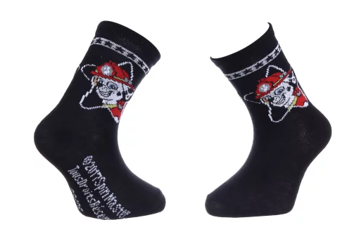 Шкарпетки PAW PATROL TETE MARCUS DANS ETOILE чорний Діт 19-22, арт.43890847-4