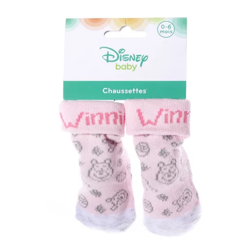 Шкарпетки WINNIE FILLE WINNIE ET ​​BOURRIQUET блідо-сіро-жовтий Діт 0-6 арт 43890964-3