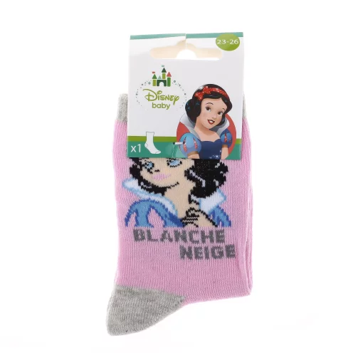 Шкарпетки PRINCESS BLANCHE NEIGE сірий, рожевий Діт 19-22, арт.43891047-5