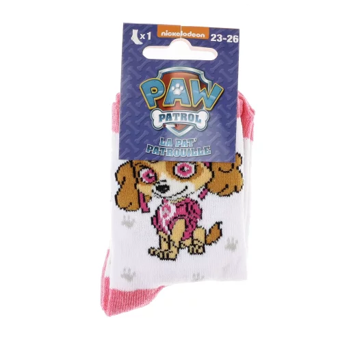Шкарпетки PAW PATROL STELLA + ALL OVER EMPREINTE білий Діт 19-22, арт.43891347-8