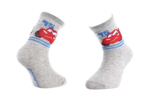 Шкарпетки CARS SOCKS сірий Діт 19-22, арт.43897548-2