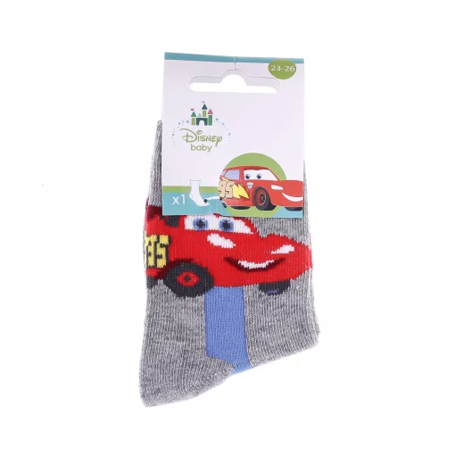 Шкарпетки CARS SOCKS світло-сірий Діт 19-22, арт.43897548-7