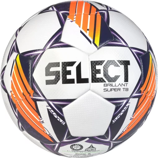 М'яч футбольний Select Brillant Super FIFA TB v24 біло-фіолетовий Уні 5