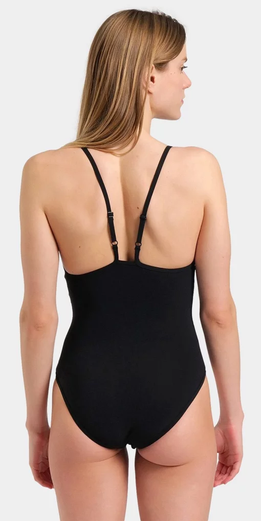 Купальник закритий для жінок Arena MESH PANELS SWIMSUIT CLOSED BA чорний Жін 44