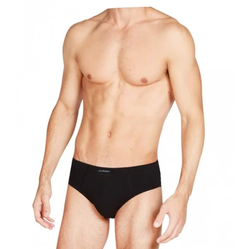 Труси-сліпи Kappa Slip Uomo Elastico Esterno logato чорний Чол M