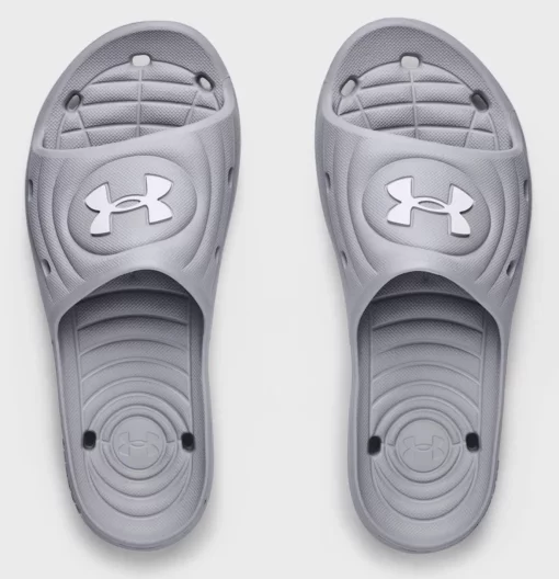 Шльопанці Under Armour Locker IV SL сірий Чол 13 US (31 см)