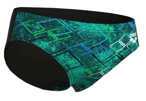 Плавки Arena DALY SWIM BRIEFS бірюзовий, чорний Діт