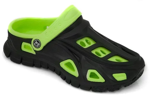 Крокси Aqua Speed MIAMI 5388 чорний, зелений Діт 25