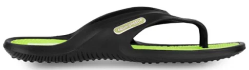 Шльопанці Aqua Speed RIVIERA 4384 чорний, салатовий Уні 34