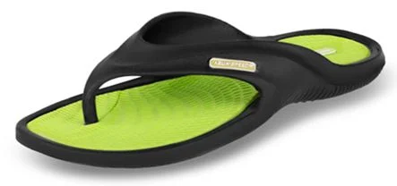 Шльопанці Aqua Speed RIVIERA 4384 чорний, салатовий Уні 34