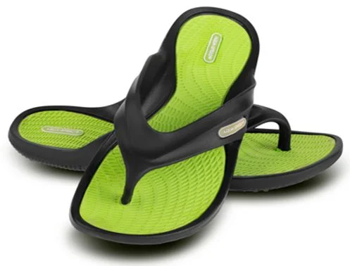 Шльопанці Aqua Speed RIVIERA 4384 чорний, салатовий Уні 34