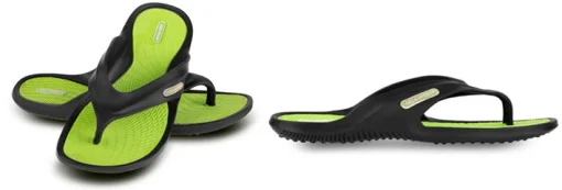 Шльопанці Aqua Speed RIVIERA 4384 чорний, салатовий Уні 34