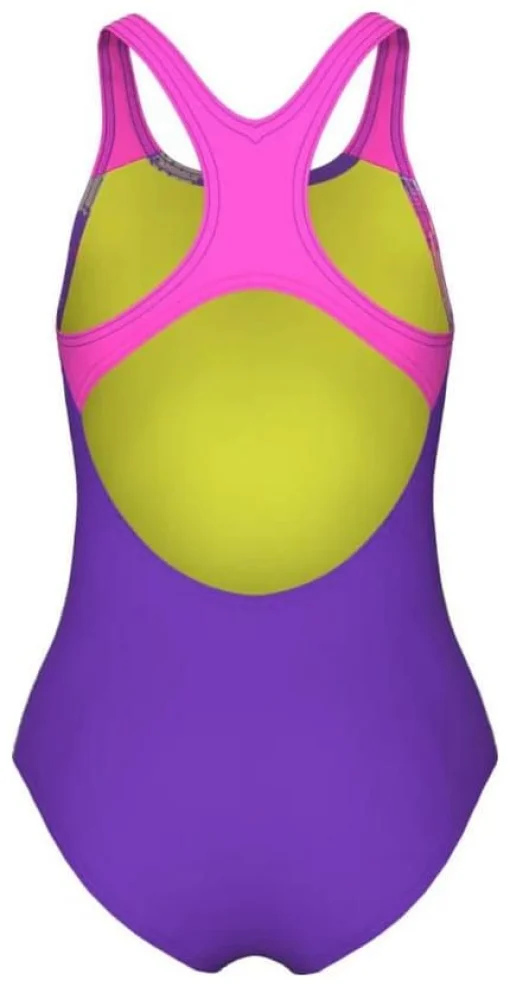 Купальник для дівчат Arena LIGHT TRICKS SWIMSUIT SWIM PRO фіолетовий Діт 140 см