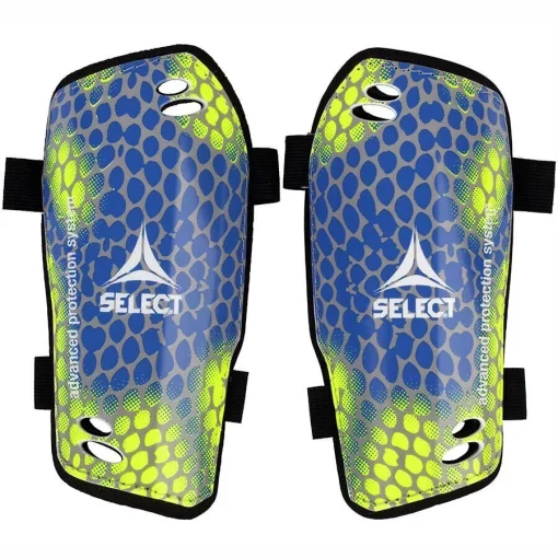 Щитки футбольные Select Standard (107) желт/син p.S