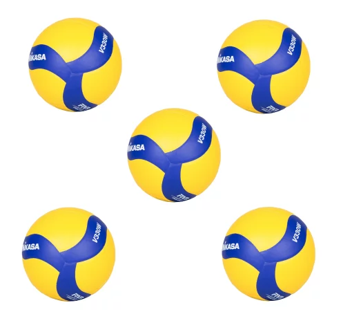 5 шт. * М'яч волейбольний Mikasa V330W - оптова ціна!