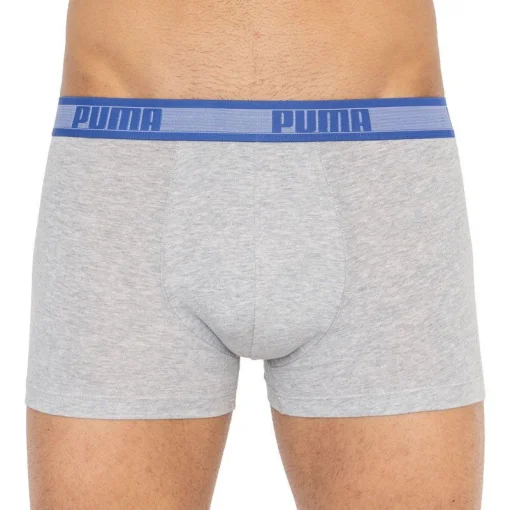 Труси-шорти Puma WORLDHOOD STRIPE TRUNK 2P синій, білий, сірий, чорний Чол XL