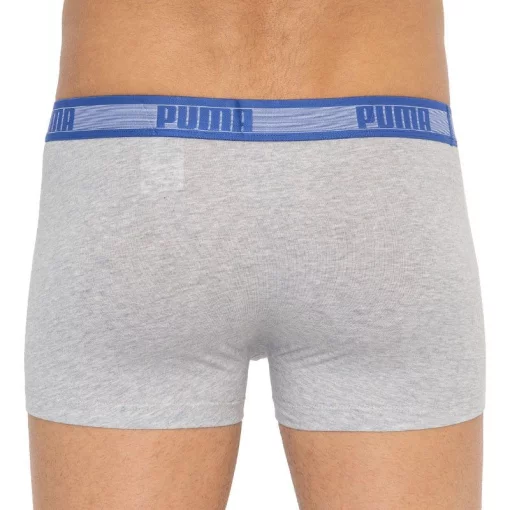 Труси-шорти Puma WORLDHOOD STRIPE TRUNK 2P синій, білий, сірий, чорний Чол S