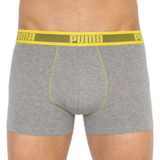Труси-шорти Puma WORLDHOOD STRIPE TRUNK 2P білий, сірий, чорний, жовтий Чол XL