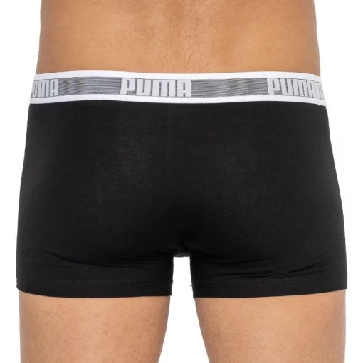 Труси-шорти Puma WORLDHOOD STRIPE TRUNK 2P сірий, білий, чорний Чол S