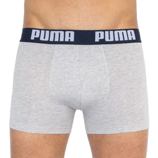 Труси-боксери Puma STATEMENT BOXER 2P синій, сірий Чол S