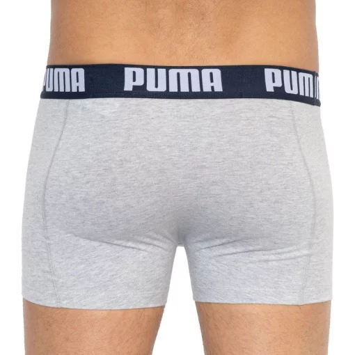Труси-боксери Puma STATEMENT BOXER 2P синій, сірий Чол S