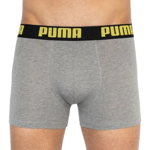 Труси-боксери Puma STATEMENT BOXER 2P жовтий, сірий Чол S