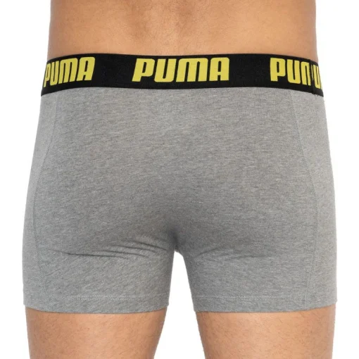 Труси-боксери Puma STATEMENT BOXER 2P жовтий, сірий Чол S