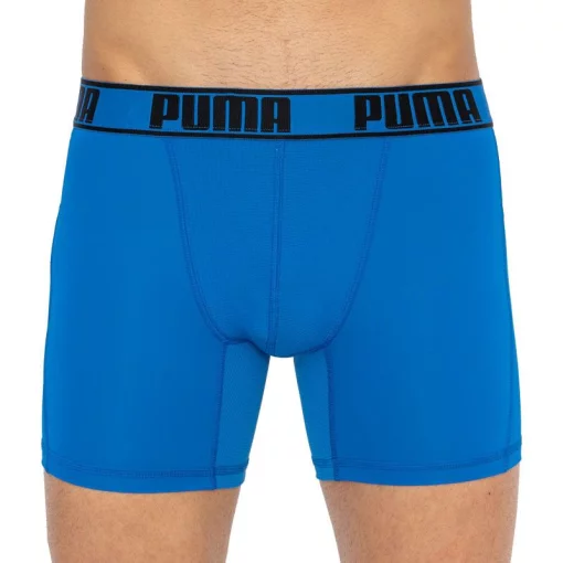 Труси-боксери Puma ACTIVE BOXER PRINT 2P синій, помаранчевий Чол S