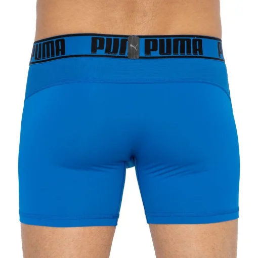 Труси-боксери Puma ACTIVE BOXER PRINT 2P синій, помаранчевий Чол M