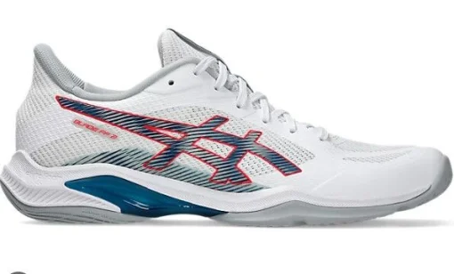 Кросівки сквош . Asics Blade FF 2 White/Mako Blue (40,5) 7.5 (1071A117-100)
