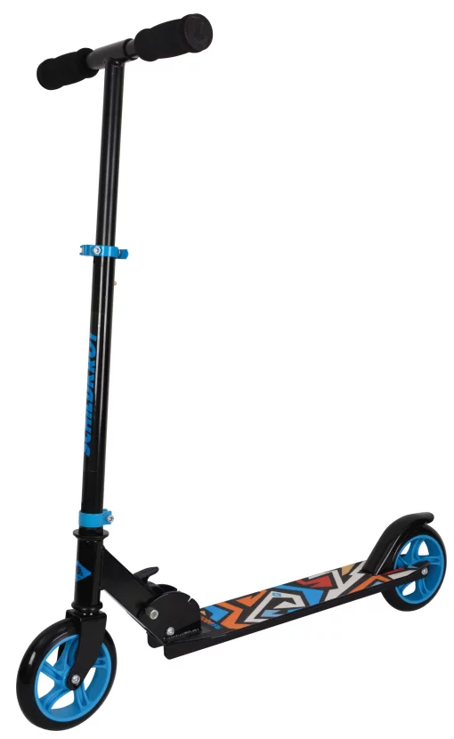 Міський самокат Schildkröt City Scooter RunAbout 145mm Black/Blue чорно-блакитний Уні Max:60 кг
