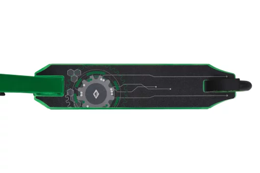 Самокат трюковий Schildkröt Flipwhip Hydro Green (2021v) чорно-зелений Уні Max:100 кг