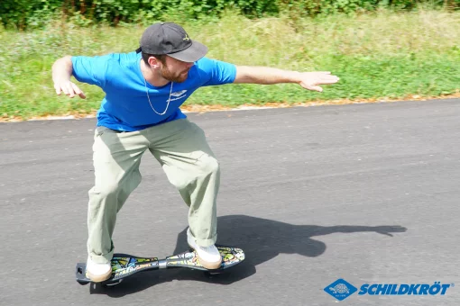 Вейвборд Schildkröt Waveboard Good Vibes Graffiti чорний, мультиколор Уні Max:80 кг