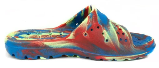 Шльопанці Aqua Speed PATMOS 6480 синій, червоний, жовтий Діт 28