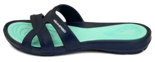 Шльопанці Aqua Speed PANAMA 6601 темно-синій, бірюзовий Жін 36