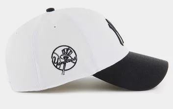 Кепка 47 Brand MLB NEW YORK YANKEES SURE SHOT білий, чорний Уні OSFA