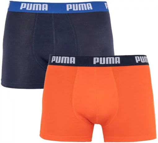 Труси-боксери Puma BASIC BOXER 2P синій, помаранчевий Чол S