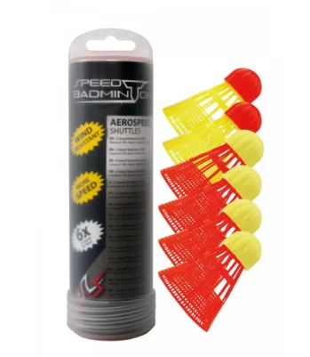 Волани для швидкісного бадмінтону Talbot Speedbadminton ballsortiment aerospeed 6pack (490180)